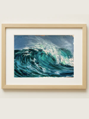 "Marina N.2" Pintura Original sobre papel