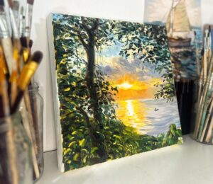 "Amanecer" pintura original