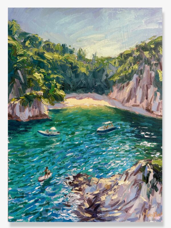 "Blanes" Pintura Original al Oleo