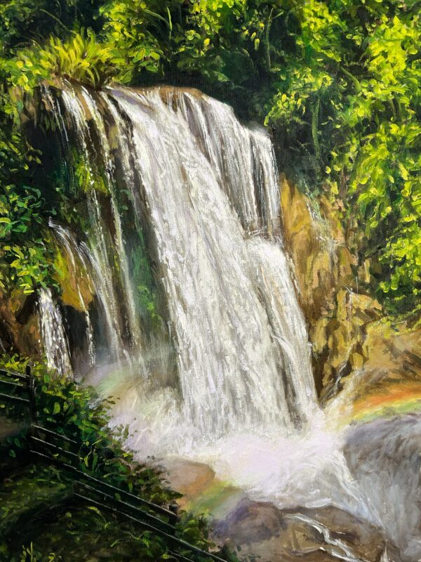 "Cataratas de pulhapanzak” Pintura original sobre lienzo