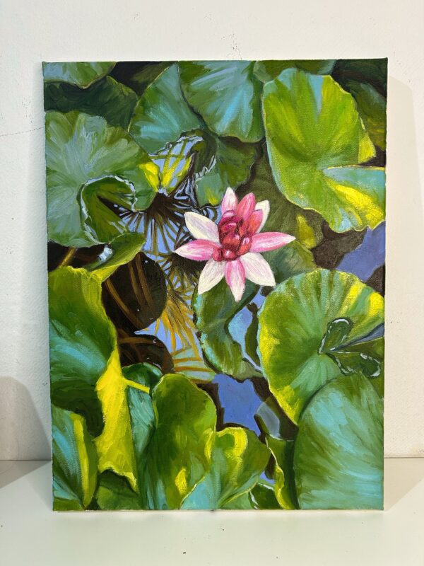 "Lirio" Pintura original sobre lienzo