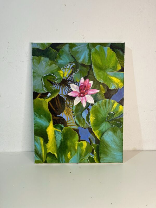 "Lirio" Pintura original sobre lienzo